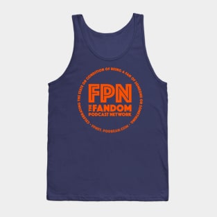 Fandom Podcast Network Orange Tank Top